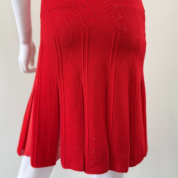 Roberto Cavalli Red Knit Dress - Picture 8 of 9